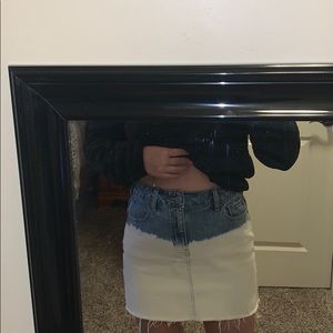 Bleached pacsun skirt